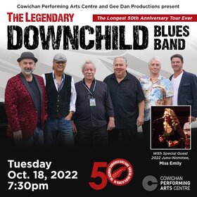 Downchild Blues Band @ Cowichan Performing Arts Centre Oct 18 2022 - Jun 24th @ Cowichan Performing Arts Centre
