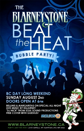 Beat The Heat: Killarney @ Blarney Stone Dec 31 1969 - Jun 5th @ Blarney Stone