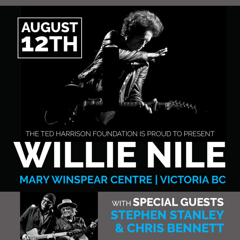 NY rock legend Willie Nile with guests Stephen Stanley (of Lowest of the Low) - May 4th @ Mary Winspear Centre