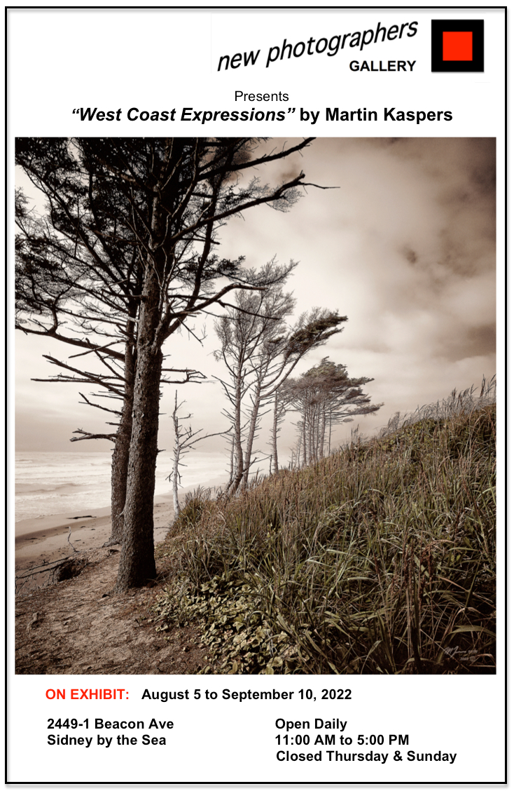 West Coast Expressions - May 9th @ new photographers GALLERY
