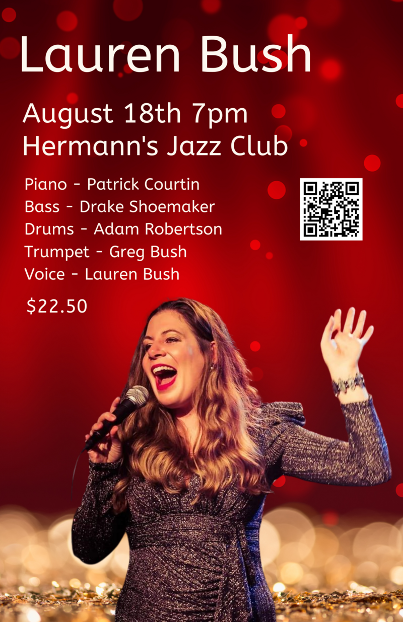 Lauren Bush - Jun 5th @ Hermann's Jazz Club