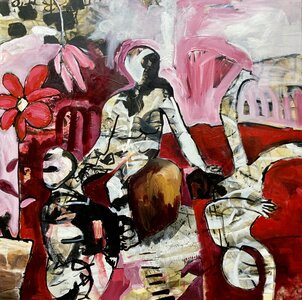 Storied Red by 
Gabriela Hirt