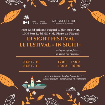 In Sight Festival - May 7th @ Fort Rodd Hill and Fisgard Lighthouse NHS