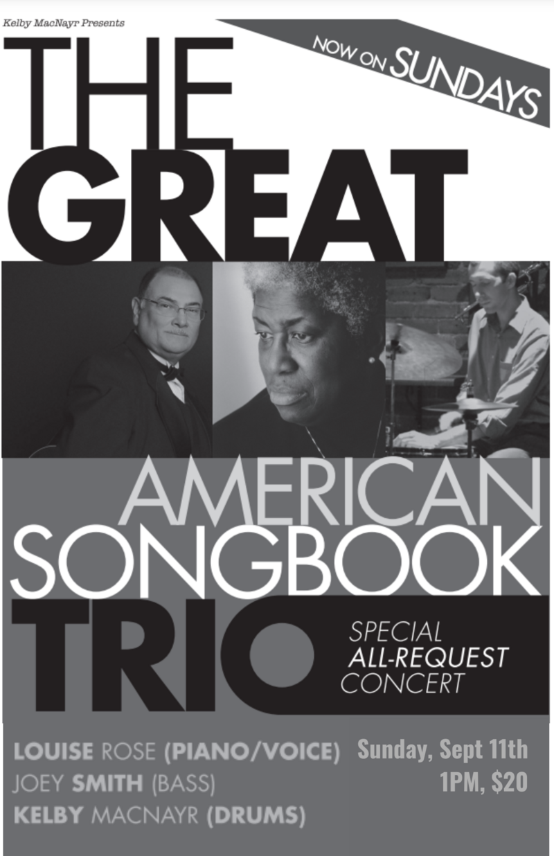 Great American Song Book Trio @ Hermann's Jazz Club Sep 11 2022 - Jun 11th @ Hermann's Jazz Club