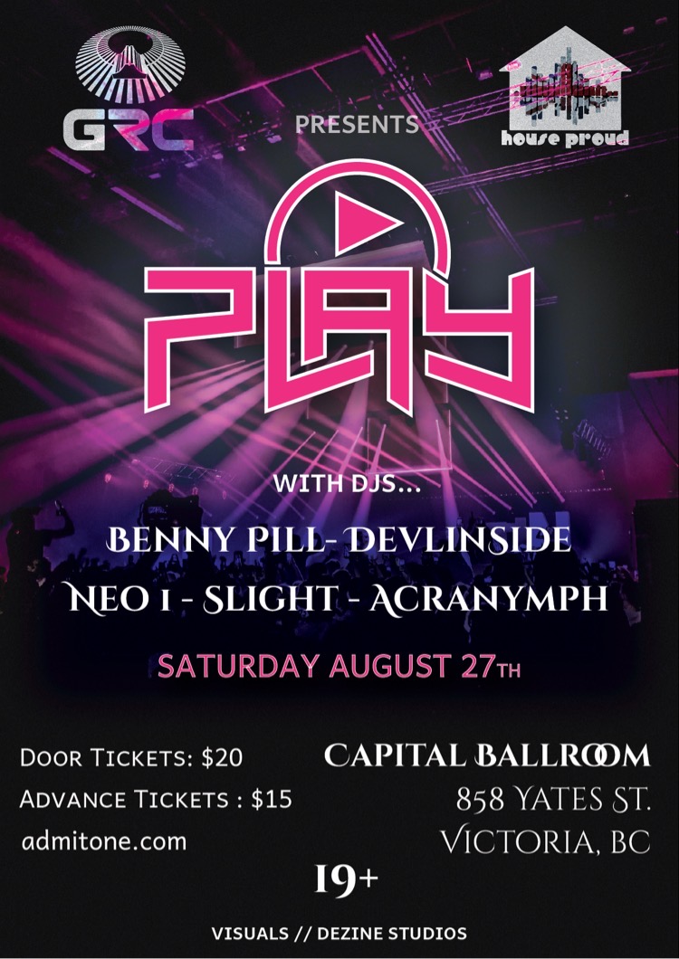 PLAY - Jun 15th @ Capital Ballroom