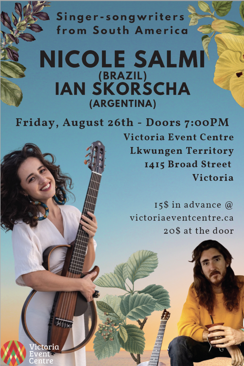 Nicole Salmi Ft. Ian Skorscha - Jun 13th @ Victoria Event Centre