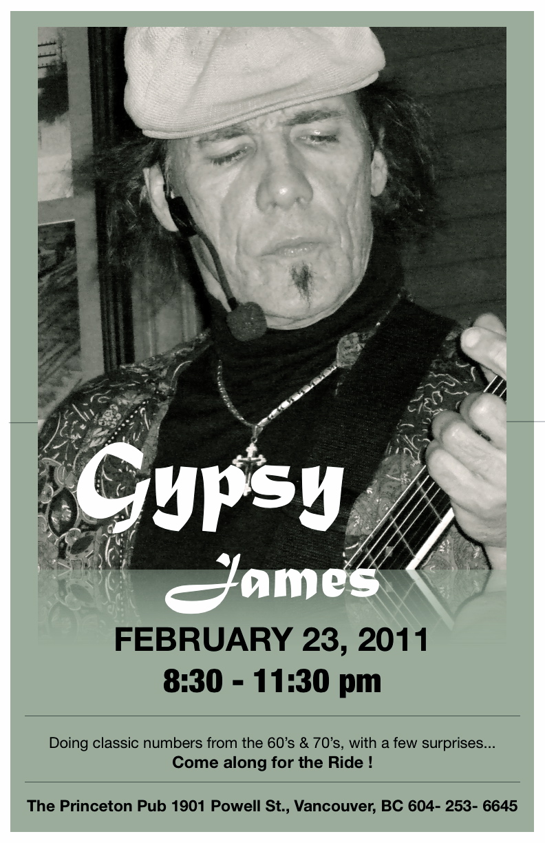 Gypsy James Mark @ Princeton Pub - Feb 23, 2011