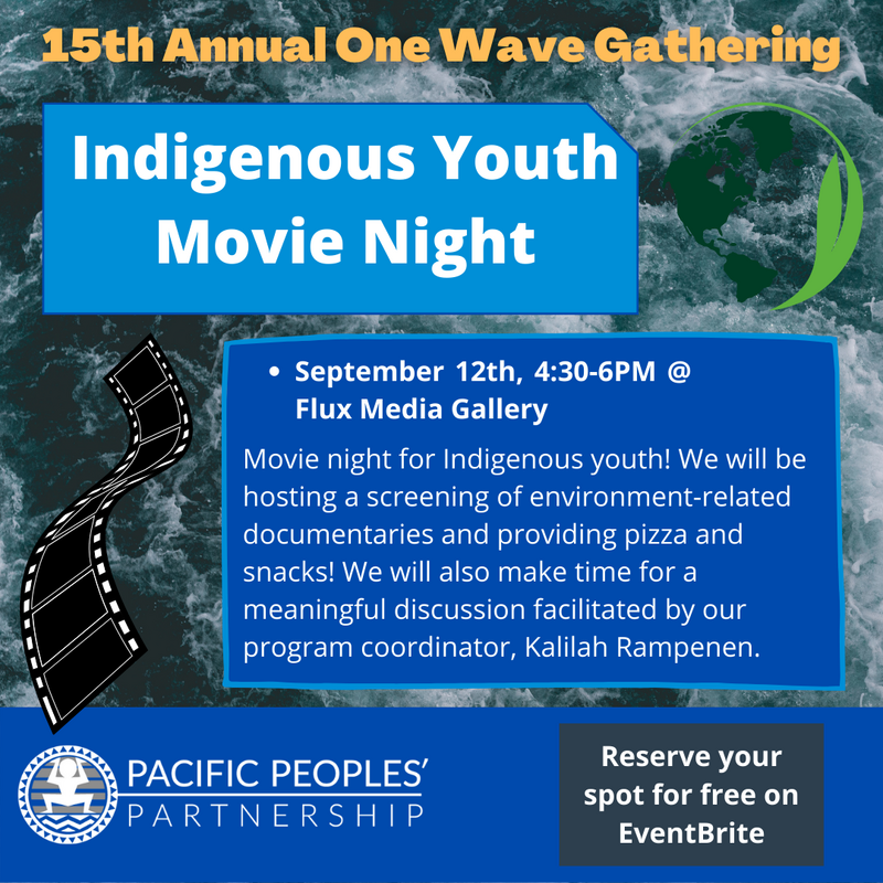 Movie Youth Night: One Wave Gathering 2022 - May 13th @ Flux Media Gallery