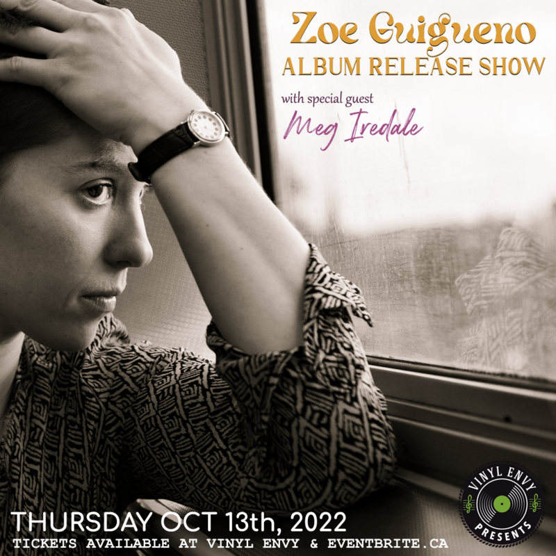Vinyl Envy Presents : Zoe Guigueno Album Launch | Meg Iredale - May 7th @ Vinyl Envy