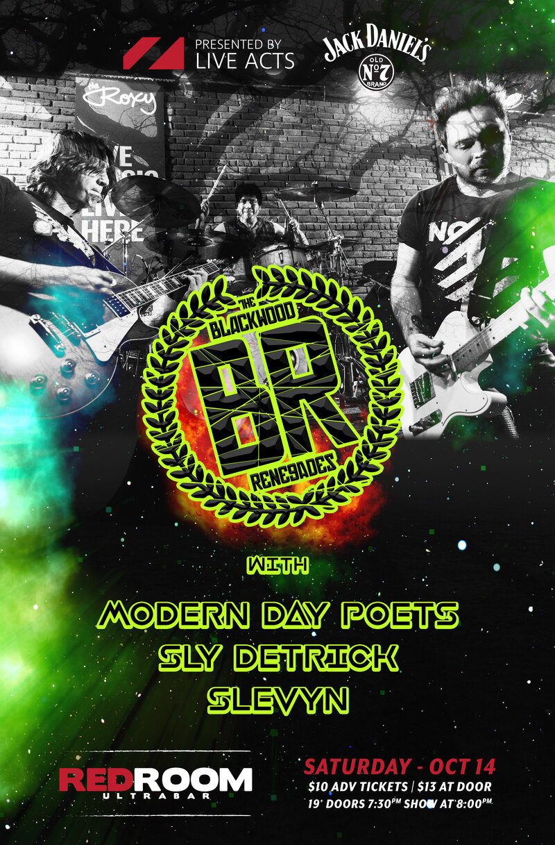 Blackwood Renegades , Modern Day Poets, Sly Detrick, Slevyn @ The Red Room Oct 14 2017 - Jun 24th @ The Red Room