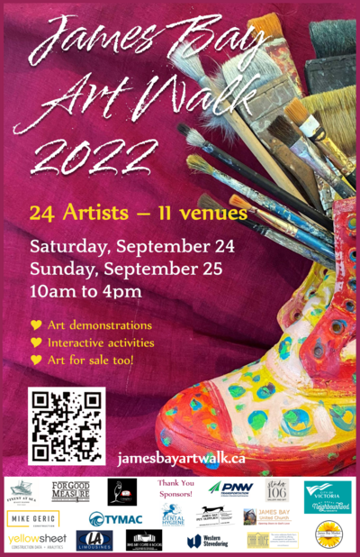 James Bay Art Walk 2022 - Jun 4th @ James Bay Art Walk