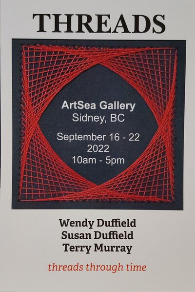 THREADS through time - May 1st @ ArtSea Gallery