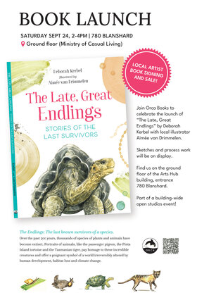 Book launch: The Late, Great Endlings - May 2nd @ The Ministry of Casual Living