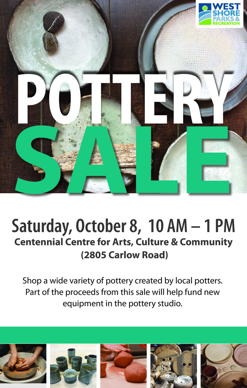 Pottery Sale - Jun 18th @ 2805 Carlow Road, Centennial Centre