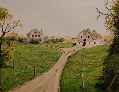 Old Prairie Farm by 
Laurel Rossnagel