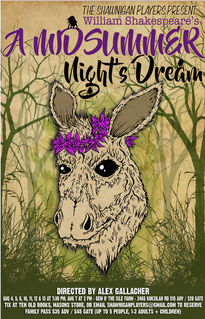 A Midsummer Night's Dream @ The Gem 'O the Isle Sculpture Garden Aug 6 2016 - May 7th @ The Gem 'O the Isle Sculpture Garden