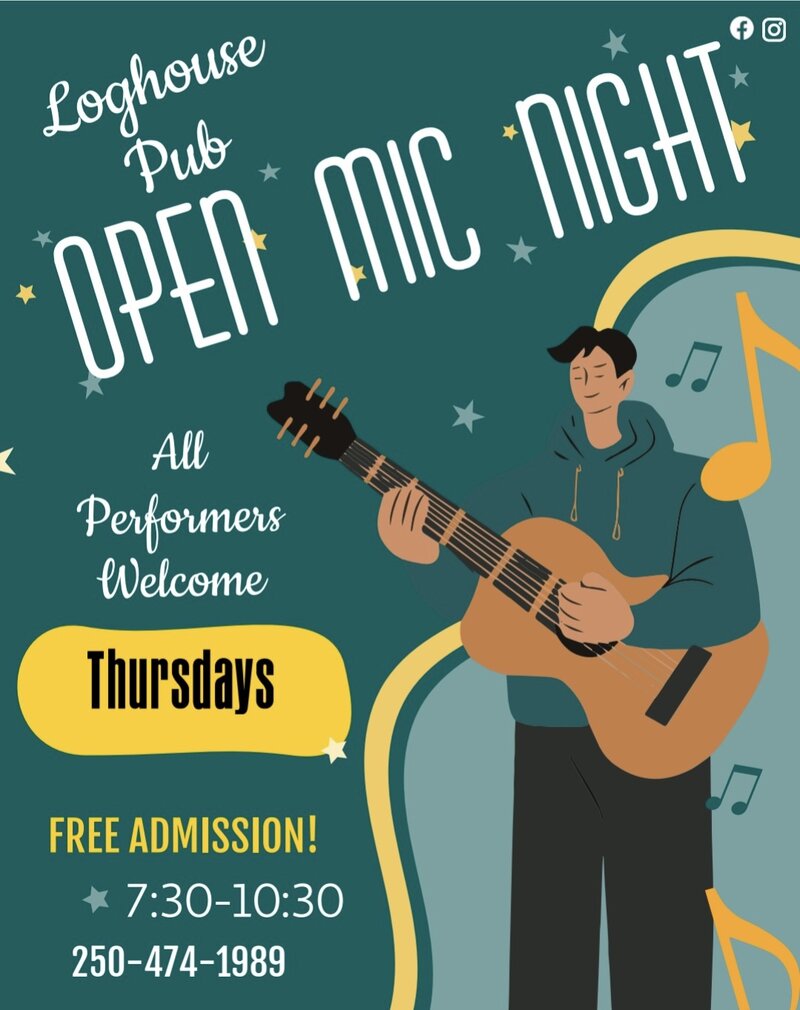 Open Mic Night ★ Thursdays @ The Loghouse Pub - Jun 3rd @ Loghouse Pub
