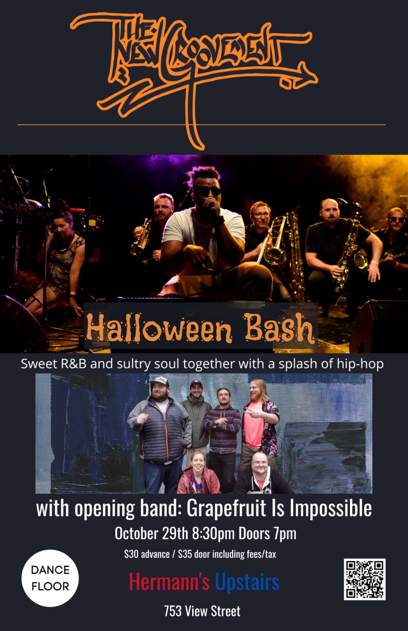 The New Groovement: Halloween Bash - Jun 15th @ Hermann's Upstairs
