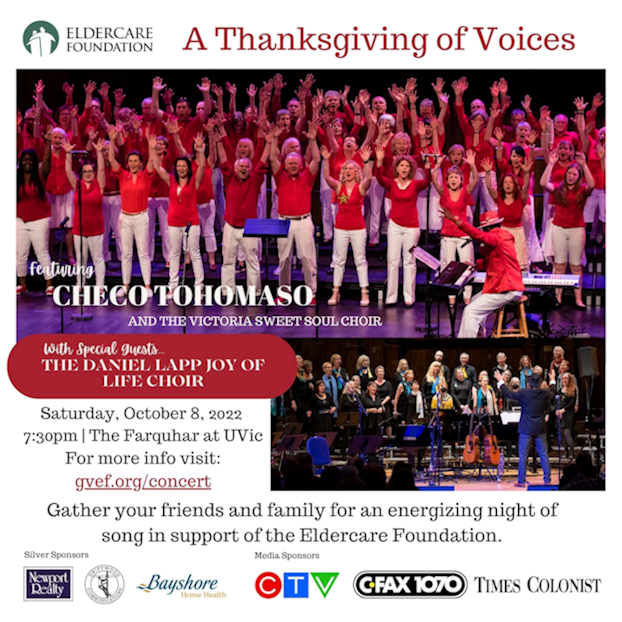 A Thanksgiving of Voices - May 6th @ The Farquhar at UVic
