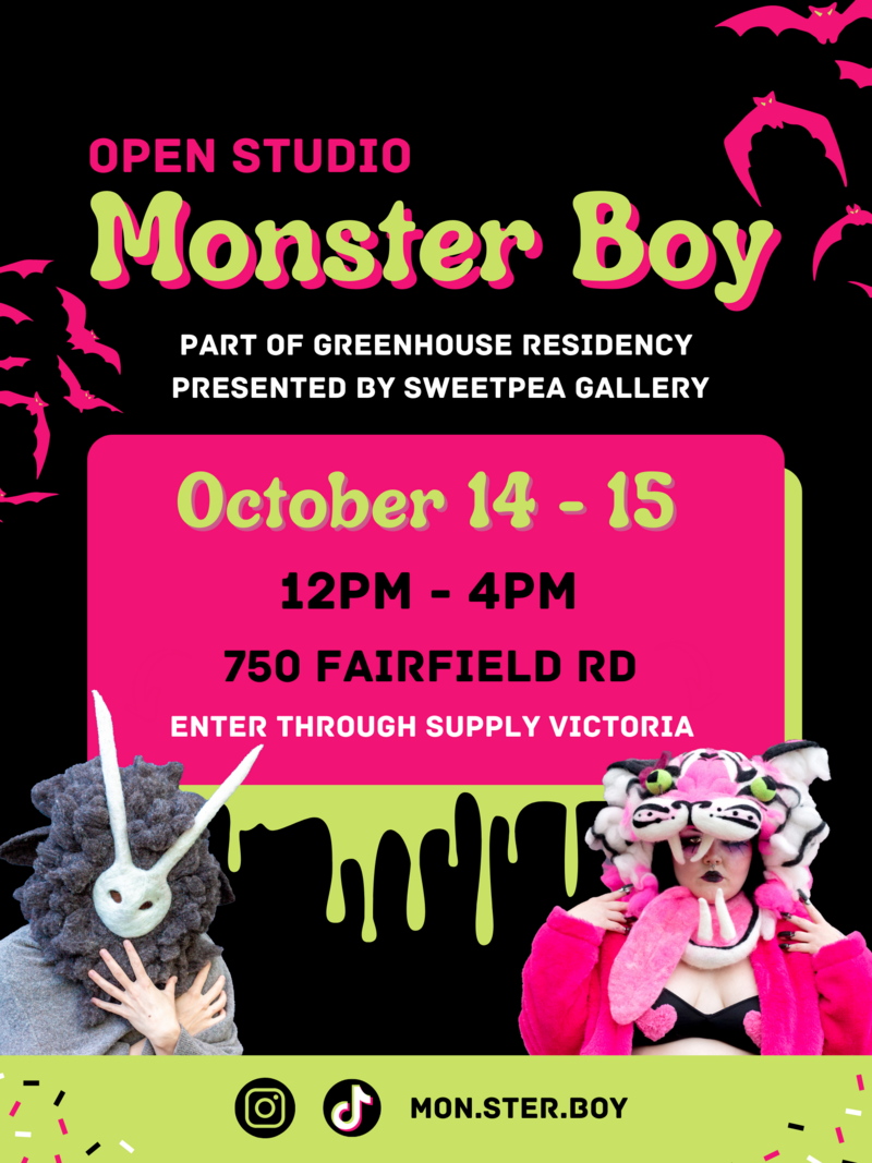 Monster Boy - Open Studio @ SUPPLY Victoria - Oct 14, 2022