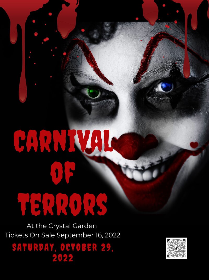 Passion and Performance Presents : Carnival of Terrors - May 7th @ Crystal Garden