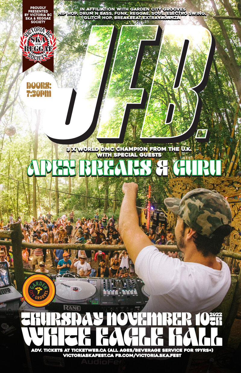 JFB, Apex Breaks & Guru @ White Eagle Hall - May 6th @ White Eagle Polish Hall