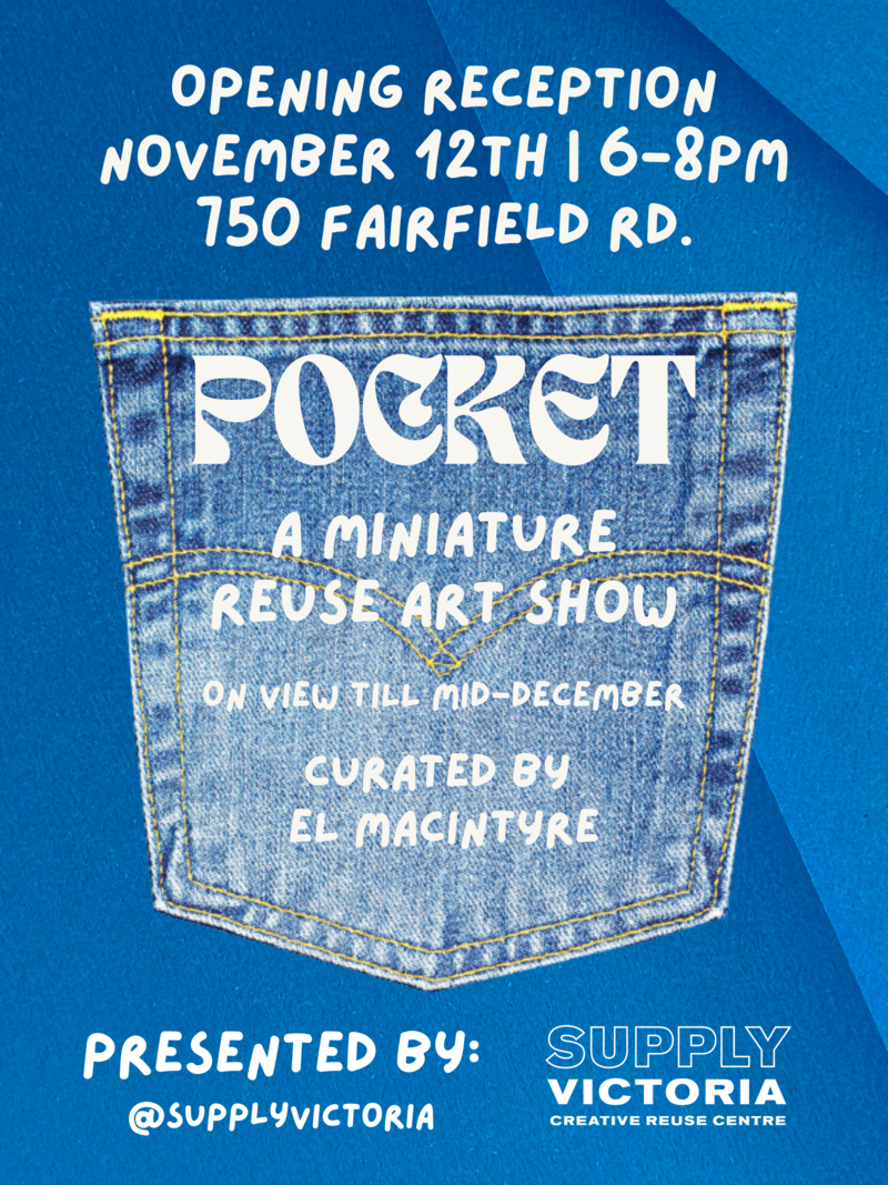 Pocket: A Miniature Reuse Art Show - Opening Night! - May 6th @ SUPPLY Victoria