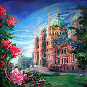 BC Parliament Buildings by 
Kris Friesen