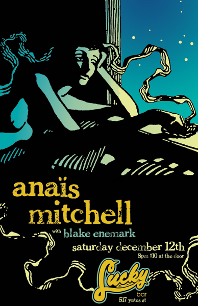 Anais Mitchell, Guests @ Lucky Bar Dec 12 2009 - Jun 13th @ Lucky Bar