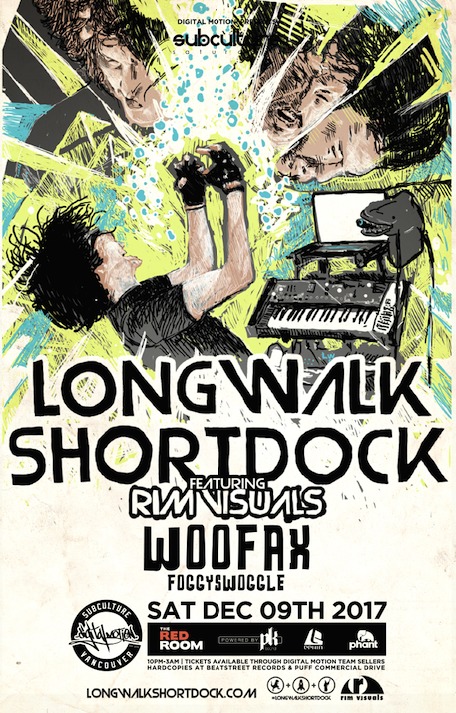 Longwalkshortdock w/ RIM visuals & Woofax & Foggyswoggle @ The Red Room Dec 9 2017 - Jun 22nd @ The Red Room