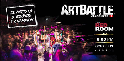 Art Battle Vancouver - October 22, 2022 @ The Red Room Oct 22 2022 - Jun 11th @ The Red Room