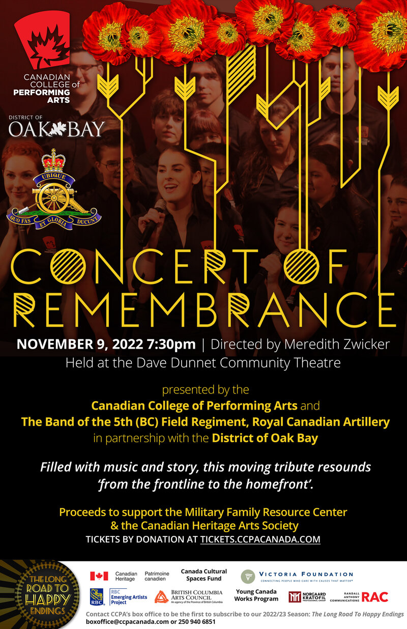 Concert of Remembrance @ Dave Dunnet Theatre - Nov 09, 2022