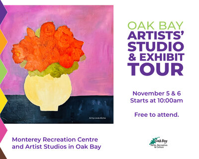 Autumn Oak Bay Artists&rsquo; Exhibition & Studio Tour - May 8th @ Monterey Recreation Centre