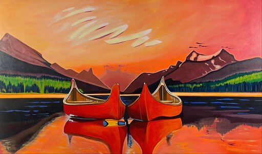 Golden Hour In The Heart of Canoeland by 
Brandy Saturley