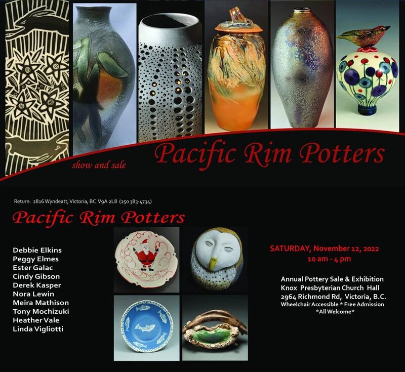 Pacific Rim Potters Autumn Exhibition and Sale - May 8th @ Knox Church Hall