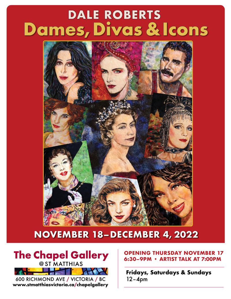 Dale Roberts at the Chapel Gallery @ The Chapel Gallery Nov 17 2022 - May 7th @ The Chapel Gallery