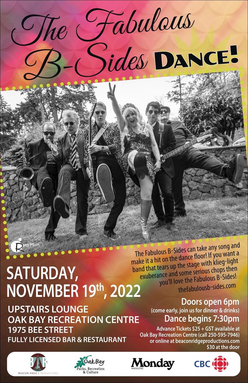 Fabulous Fall Dance with the Fabulous B-Sides - May 6th @ Sports View Lounge