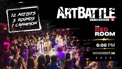 Art Battle Vancouver (NOVEMBER) @ The Red Room Nov 26 2022 - Jun 12th @ The Red Room
