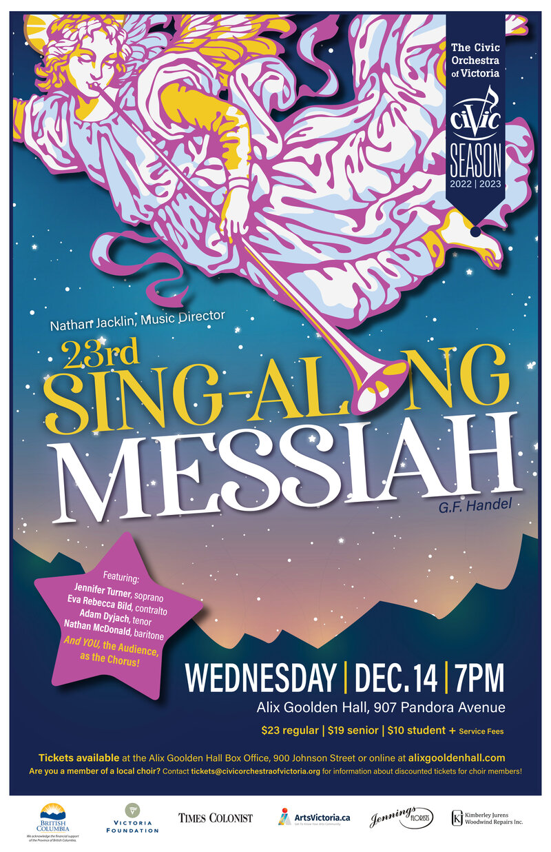 23rd Sing-Along Messiah - May 1st @ Alix Goolden Performance Hall