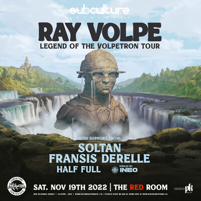 RAY VOLPE - Legend Of The Volpetron Tour at SUBculture Saturdays @ The Red Room Nov 19 2022 - Jun 9th @ The Red Room
