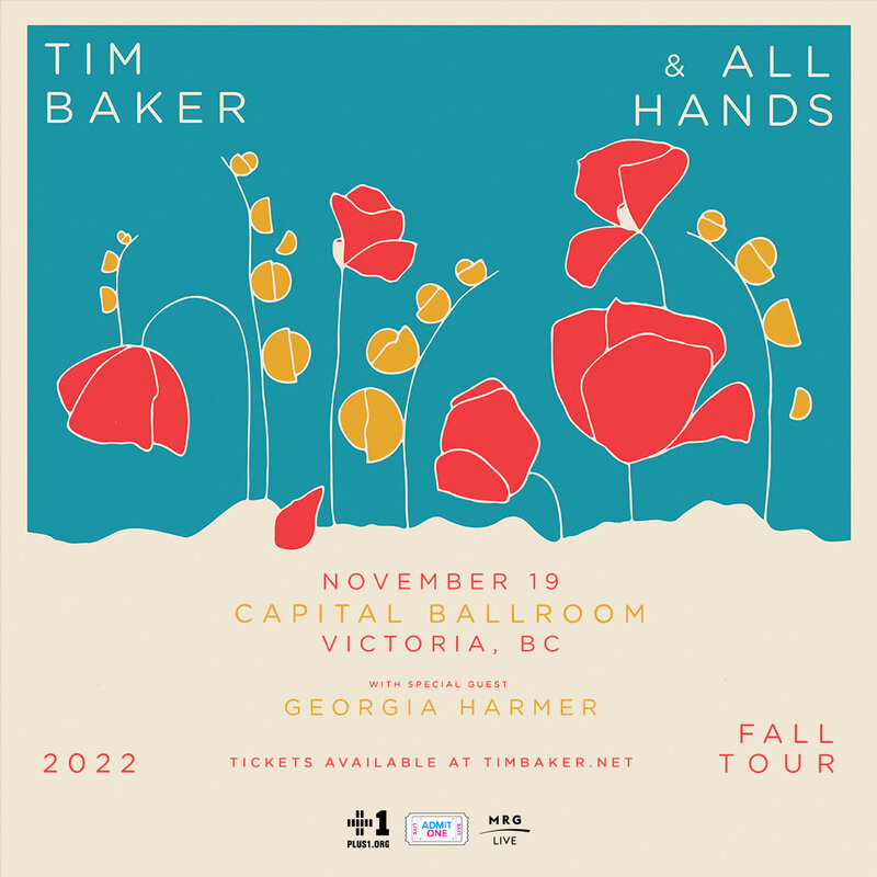 MRG Live Presents: Tim Baker & All Hands - Jun 6th @ Capital Ballroom
