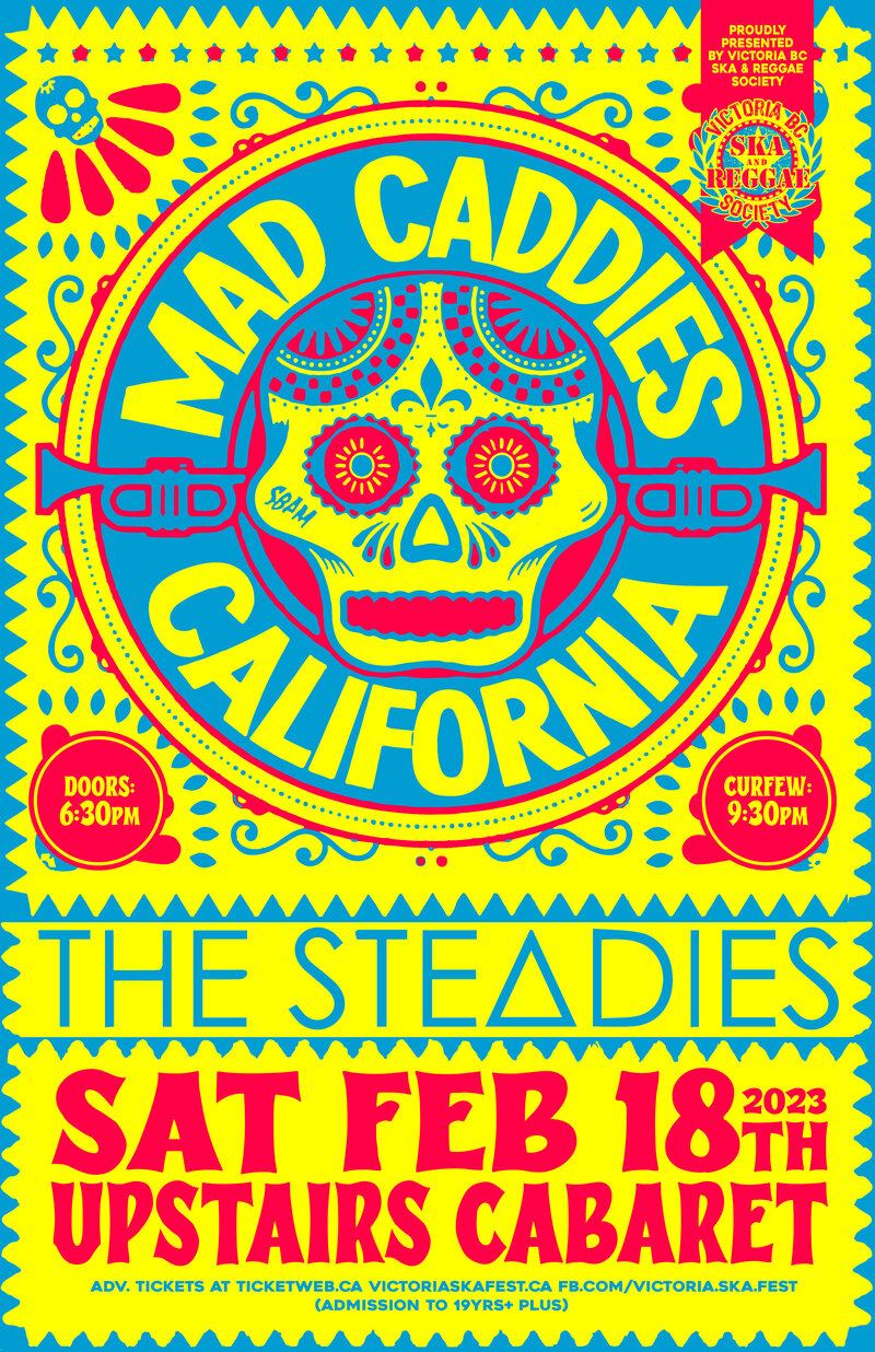 Mad Caddies and The Steadies Converge for Skankster's Paradise on the Island! - May 7th @ Upstairs