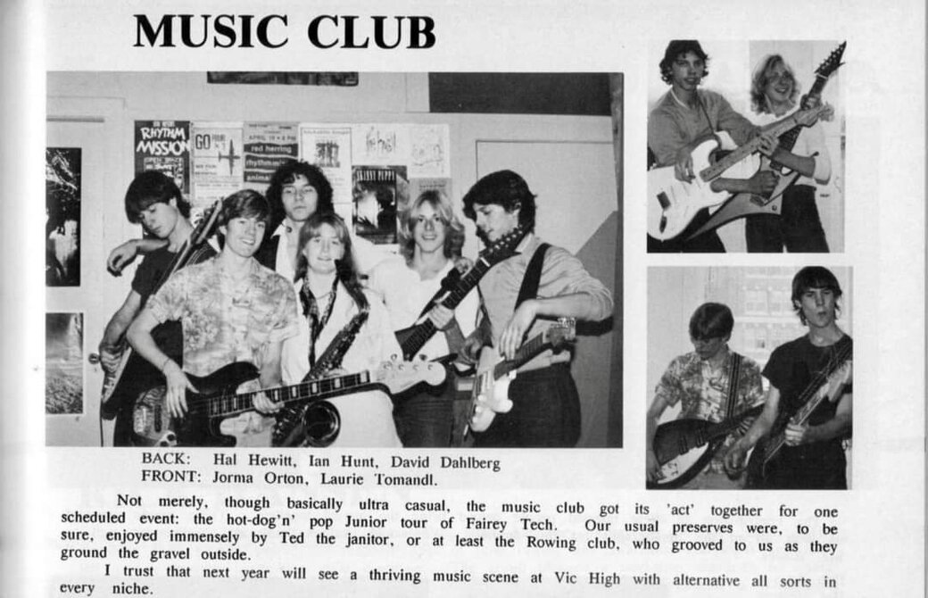 Profile Image: Music Club Victoria High School 1986