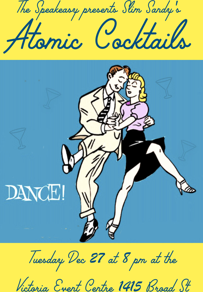 Speakeasy presents ATOMIC COCKTAILS - Jun 4th @ Victoria Event Centre