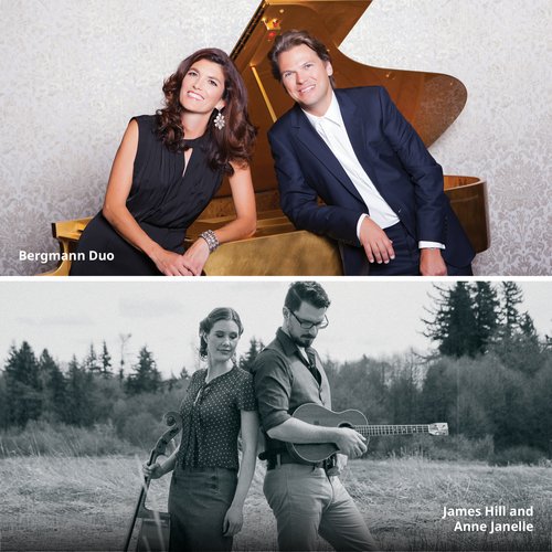 Coffee Concert: Bowed, Plucked, Strummed and Hammered: The Bergmann Duo, James Hill, Anne Janelle @ The ACT Apr 13 2023 - May 2nd @ The ACT