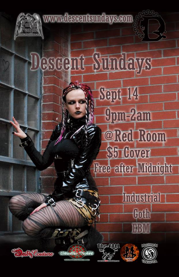 Descent Sundays @ The Red Room Sep 14 2014 - Jun 16th @ The Red Room