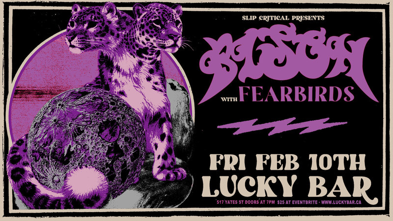 Bison, FEARBIRDS, TIDAL SPORES @ Lucky Bar - Feb 10, 2023