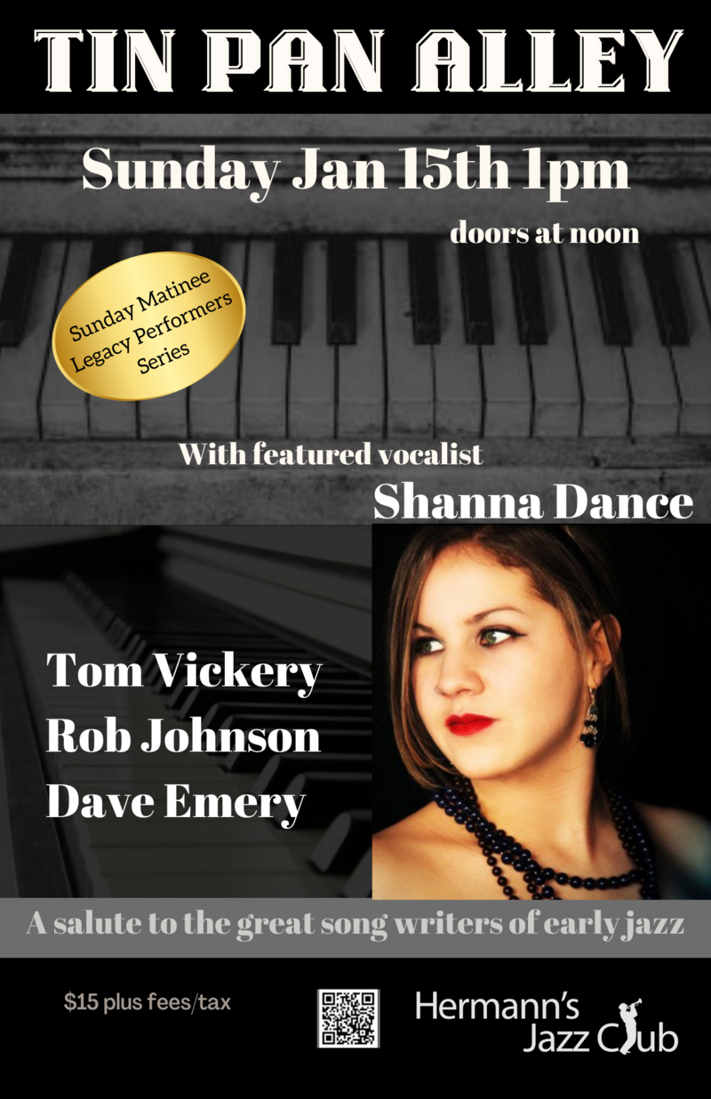 Tin Pan Alley - May 6th @ Hermann's Jazz Club