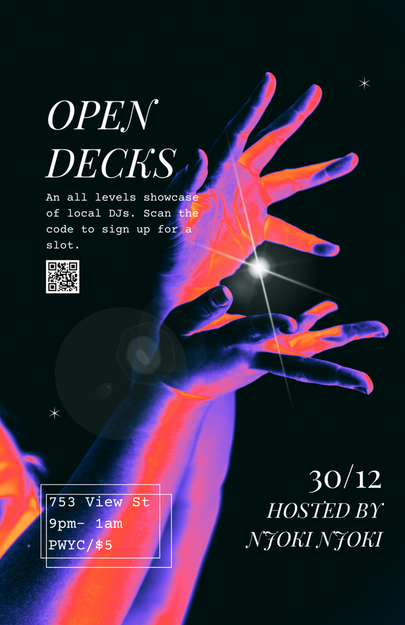 Open Decks Hosted by Njoki - Jun 13th @ Hermann's Upstairs