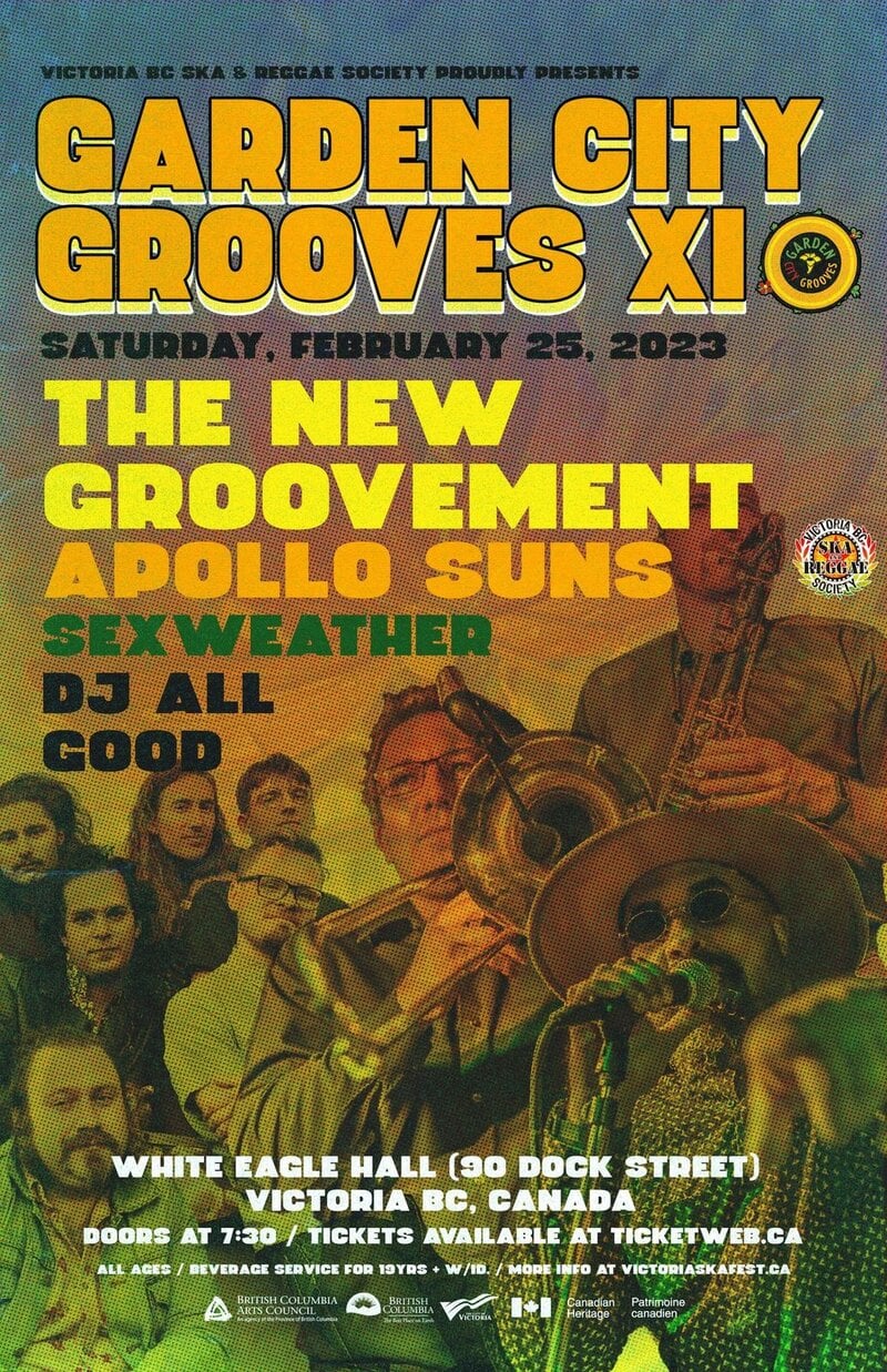 The New Groovement, Apollo Suns,  Sexweather, DJ All Good - Garden City Grooves XI Night 3 - May 6th @ White Eagle Polish Hall